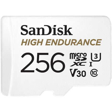 SANDISK 256GB microSD UHS-I Clase 10 V30 100MB/s con Adaptador SD