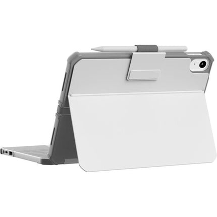 Urban Armor Gear Funda Teclado Resistente USB-C para iPad 11" A16 Blanca Protección Caídas 2 Metros