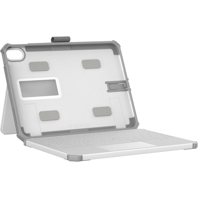 Urban Armor Gear Funda Teclado Resistente USB-C para iPad 11" A16 Blanca Protección Caídas 2 Metros