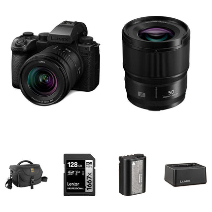 Panasonic LUMIX S5 IIX Cámara sin Espejo 24.2MP 6K30p 128GB Kit Completo