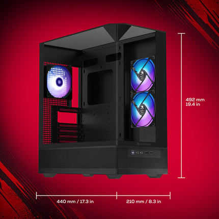 iBUYPOWER Element SE PC de Juegos Intel Core i5 16GB RAM 1TB SSD RTX 5060