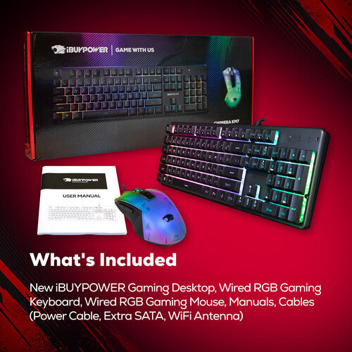 iBUYPOWER Slate PC Gaming con Intel i7 16GB RAM 1TB SSD 8GB RTX 5060