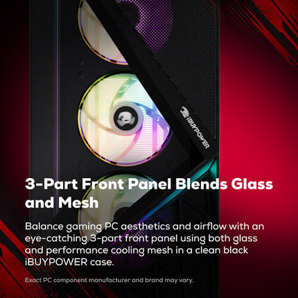 iBUYPOWER Slate PC Gaming con Intel i7 16GB RAM 1TB SSD 8GB RTX 5060