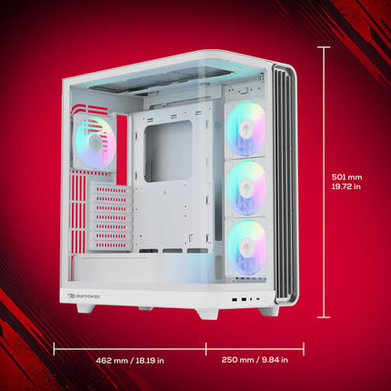 iBUYPOWER Trace X White PC Gaming Intel 10-Core 16GB RAM 1TB SSD RTX 5060
