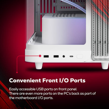 iBUYPOWER Trace X White PC Gaming Intel 10-Core 16GB RAM 1TB SSD RTX 5060