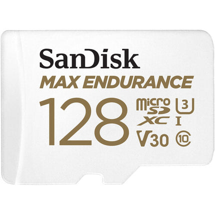 SANDISK 128GB MAX ENDURANCE microSDXC UHS-I 100MB/s con adaptador SD