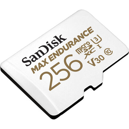 SANDISK 256GB MAX ENDURANCE microSDXC UHS-I 100MB/s Tarjeta con Adaptador SD
