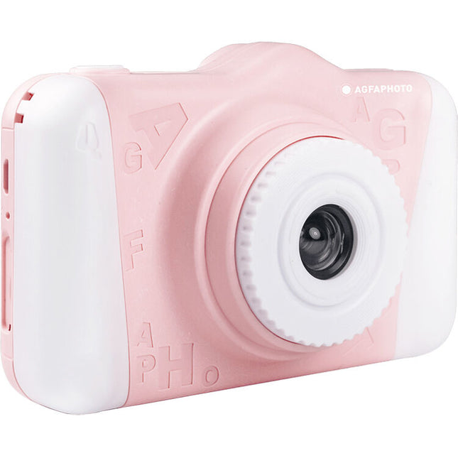 AgfaPhoto Realikids Cam 2 Cámara Infantil 12MP Pantalla 3.5" Rosa
