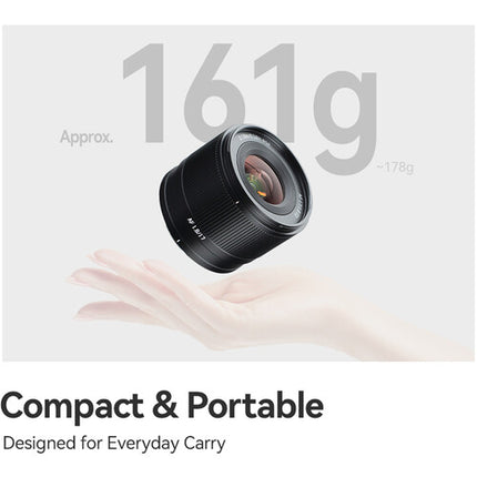TTArtisan AF 17mm f/1.8 Air Objetivo Gran Angular para Nikon Z con Motor STM y Distancia Mínima de 7.1 pulgadas