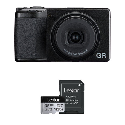 Ricoh GR IV Cámara Digital 25.7MP 28mm f2.8 Kit con microSD 128GB