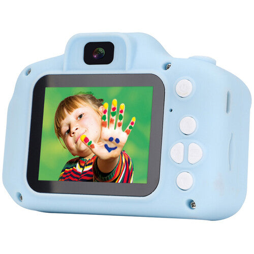 AgfaPhoto Realikids Cam Mini Azul Cámara Infantil 12MP Videos 720p Pantalla 2 Pulgadas