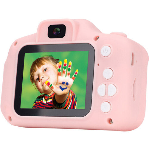 AgfaPhoto Realikids Cam Mini Cámara Infantil Rosa 12MP 2'' Pantalla