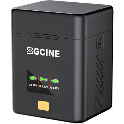 ZGCINE PS-OMC3 Estuche de Carga 3 Bahías para Baterías DJI Osmo