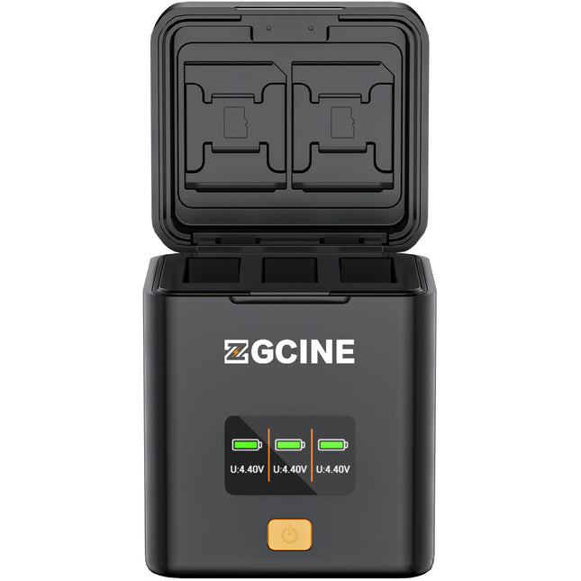 ZGCINE PS-OMC3 Estuche de Carga 3 Bahías para Baterías DJI Osmo