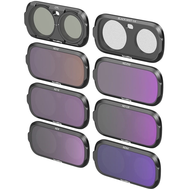 SmallRig Kit de filtros ND8 a ND256 CPL y Difusión para Insta360 Luna Ultra 8 piezas