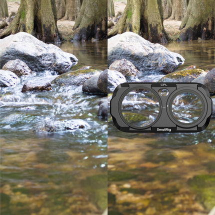 SmallRig Kit de filtros ND8 a ND256 CPL y Difusión para Insta360 Luna Ultra 8 piezas