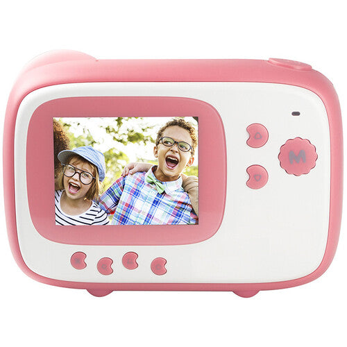 AgfaPhoto Realikids Cámara Instantánea Rosa 2MP 2.4" LCD Con Tres Rollos