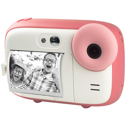 AgfaPhoto Realikids Cámara Instantánea Rosa 2MP 2.4" LCD Con Tres Rollos