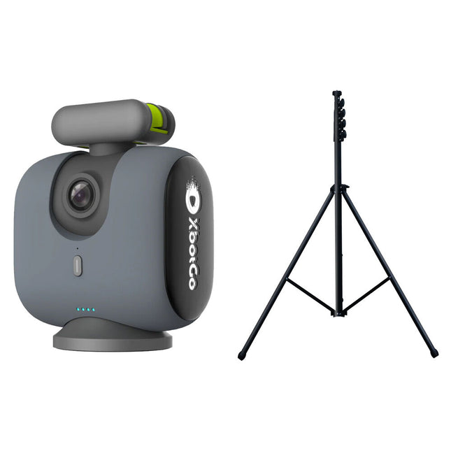 XbotGo Chameleon Cámara AI con Tripié NT4 Altura Ajustable 4K 360° Pan Lava Graphite