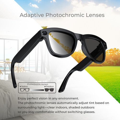 Supersonic VisionEDGE Gafas Inteligentes AI con Lentes Fotocromáticas 8MP y 2GB Integrados