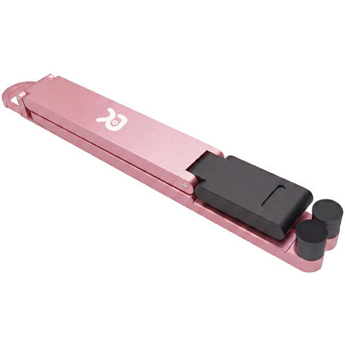 Raywowo Soporte para Teléfono y Llavero Rosa con Clip de Aluminio