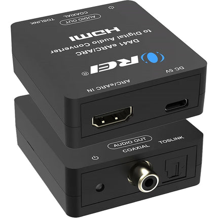 OREI DA41 Extractor de Audio HDMI eARC ARC a Óptico Coaxial con Cable USB-C
