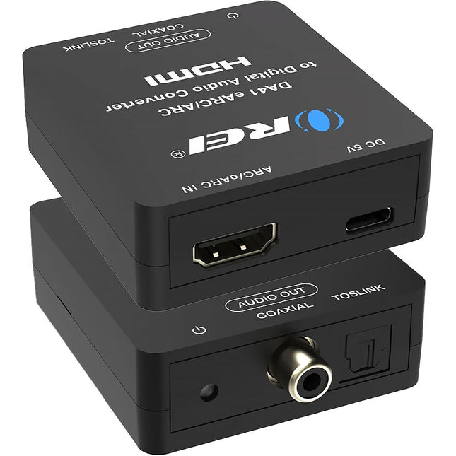 OREI DA41 Extractor de Audio HDMI eARC ARC a Óptico Coaxial con Cable USB-C