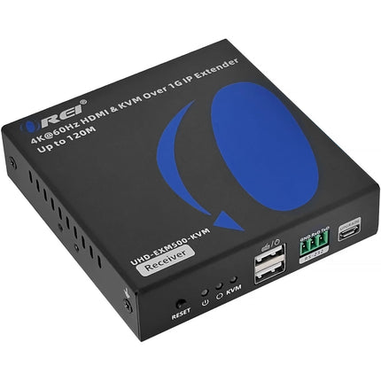 OREI 4K HDMI sobre IP Extensor KVM receptor y transmisor 500 pies resolución 4K60