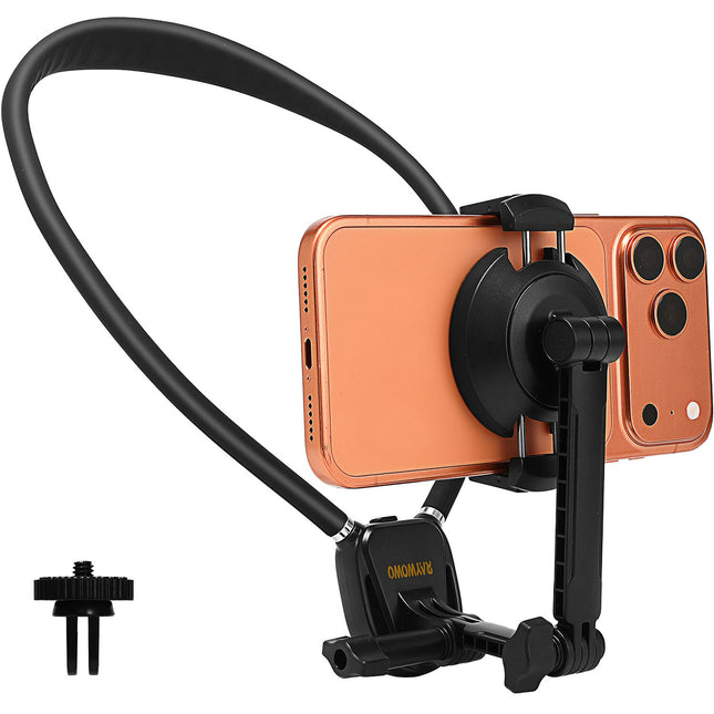 Raywowo Soporte Magnético para Teléfono con Brazo Flexible y Correa de Seguridad