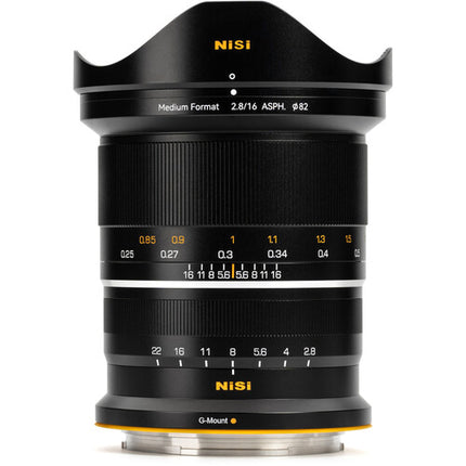 NiSi 16mm f/2.8 ASPH Objetivo para Fujifilm G 82mm Metal Sellado