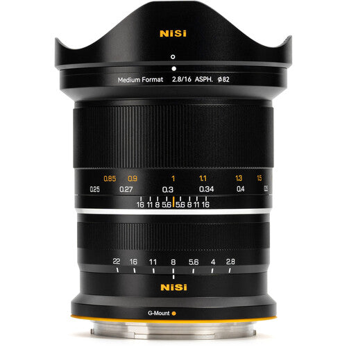 NiSi 16mm f/2.8 ASPH Objetivo para Fujifilm G 82mm Metal Sellado