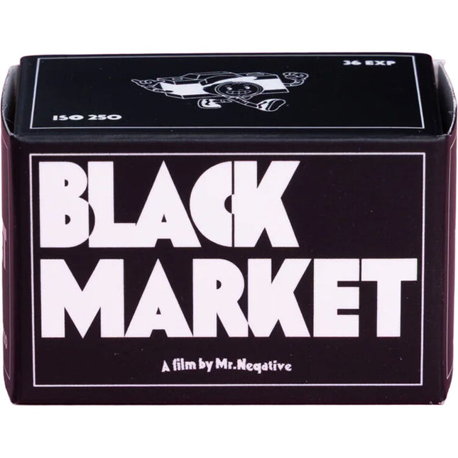 Mr. Negative Black Market 250 Película Negativo Blanco y Negro 35mm 36 exposiciones ISO 250 Grano medio