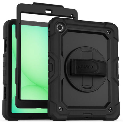 Encased Rugged Shield Funda para Samsung Galaxy Tab A11 8.7" con Correa y Protector HD