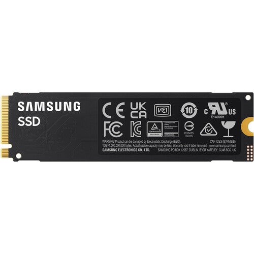 Samsung 2TB 990 NVMe PCIe 4.0 SSD Interna M.2 2280 7250 MB/s Leer