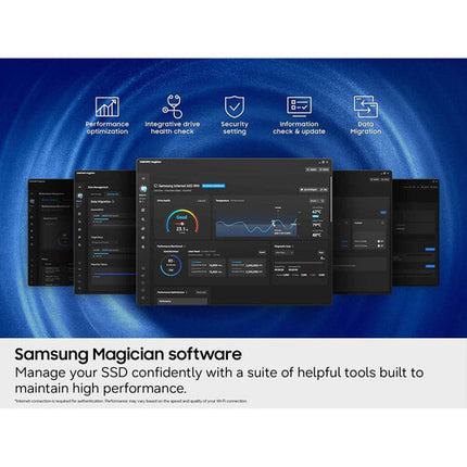 Samsung 2TB 990 NVMe PCIe 4.0 SSD Interna M.2 2280 7250 MB/s Leer
