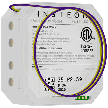 Insteon Micro Dimmer Switch Módulo Dimmable 915 MHz Sin Hub