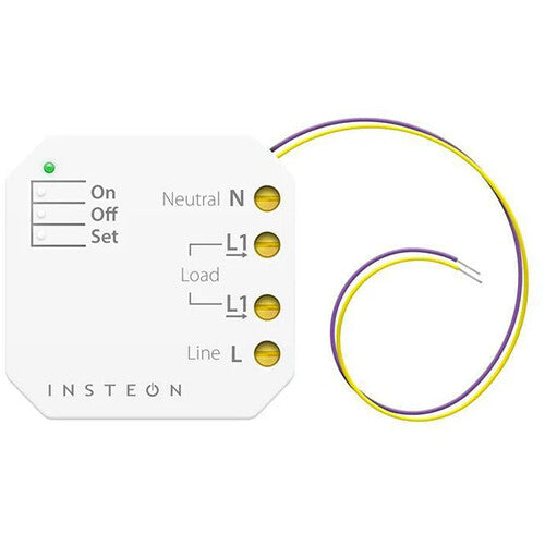 Insteon Micro On Off Módulo Interruptor 915 MHz Sin Hub Control Remoto