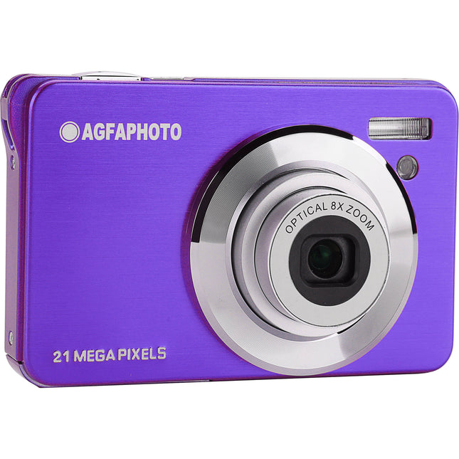 AgfaPhoto Realishot DC8300 Cámara Compacta Digital 8MP 8x Zoom 2.7" LCD Morada