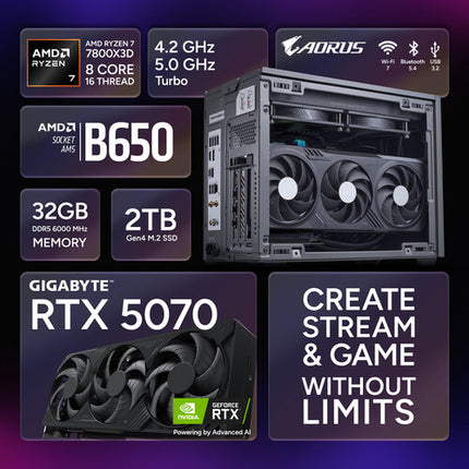 Cooler Master NR2 Pro Ordenador Gaming AMD Ryzen 7 32GB RAM 2TB SSD
