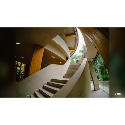 Tilta 8mm Objetivo Ojo de Pez para iPhone Montura T 220° FOV Champagne
