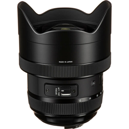 Sigma 12-24mm f4 DG HSM Art objetivo Nikon F montura F con estabilizador y funda