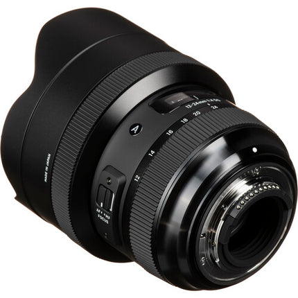 Sigma 12-24mm f4 DG HSM Art objetivo Nikon F montura F con estabilizador y funda