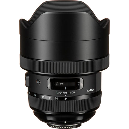 Sigma 12-24mm f4 DG HSM Art objetivo Nikon F montura F con estabilizador y funda