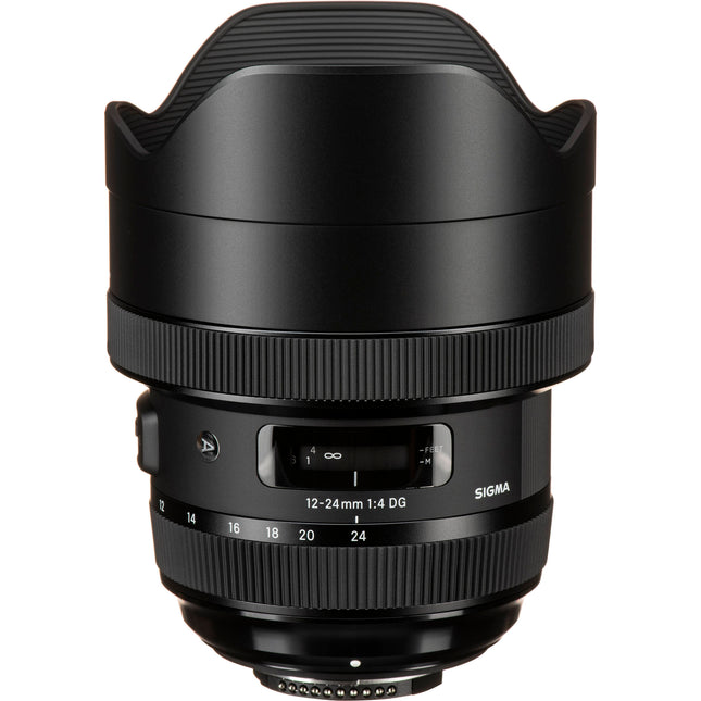 Sigma 12-24mm f4 DG HSM Art objetivo Nikon F montura F con estabilizador y funda