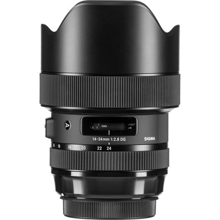 Sigma 14-24mm f2.8 DG HSM Art objetivo para Nikon F con apertura f2.8 a f22 y funda incluido