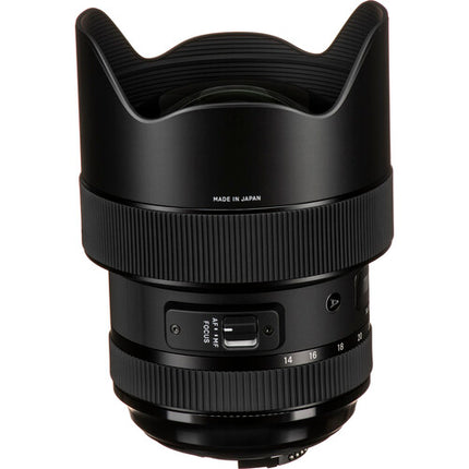 Sigma 14-24mm f2.8 DG HSM Art objetivo para Nikon F con apertura f2.8 a f22 y funda incluido