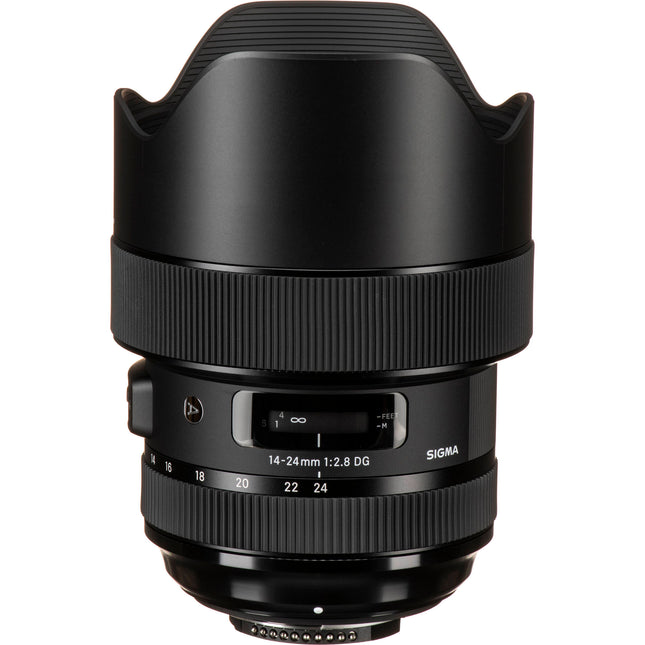 Sigma 14-24mm f2.8 DG HSM Art objetivo para Nikon F con apertura f2.8 a f22 y funda incluido