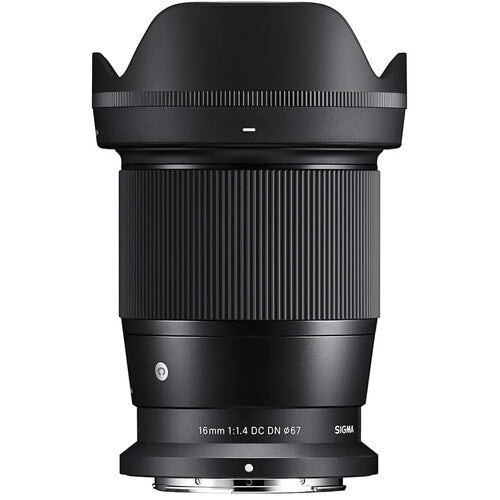 Sigma 16mm f1.4 DC DN Lente para Nikon Z APS-C Diafragma 9 hojas