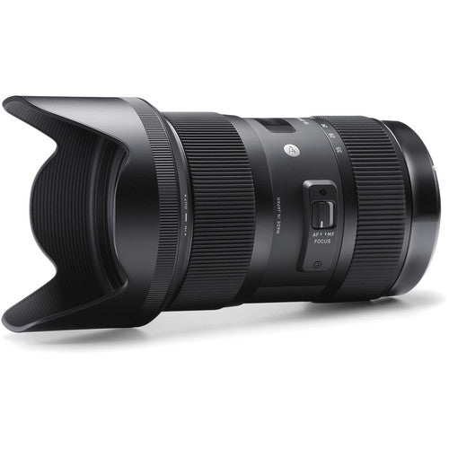 Sigma 18-35mm f/1.8 DC HSM Art lente Nikon F con funda y parasol reacondicionada