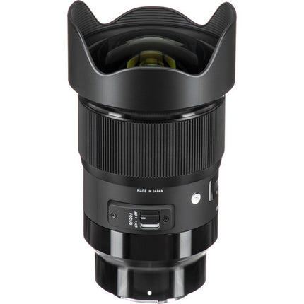 Sigma 20mm f/1.4 DG HSM Art Lente para Sony E Montura E con Estuche